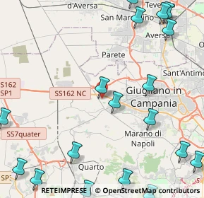 Mappa Via Raffaele Vallefuoco, 80019 Qualiano NA, Italia (7.0785)