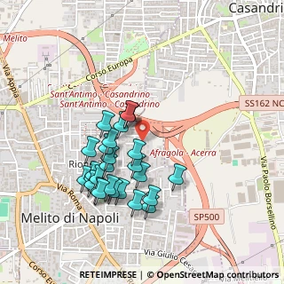 Mappa Via Gran Paradiso, 80017 Melito di Napoli NA, Italia (0.45556)