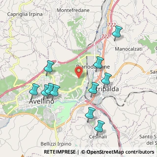 Mappa Contrada Fontanetta, 83100 Avellino AV, Italia (2.26)