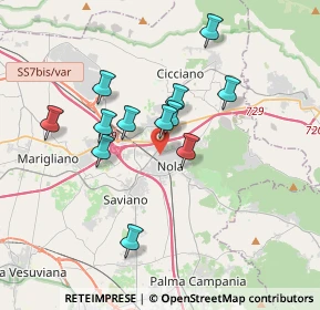 Mappa Via Mercato, 80035 Nola NA, Italia (3.30417)