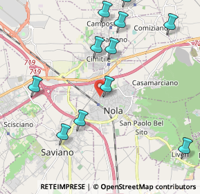 Mappa Via Mercato, 80035 Nola NA, Italia (2.57091)