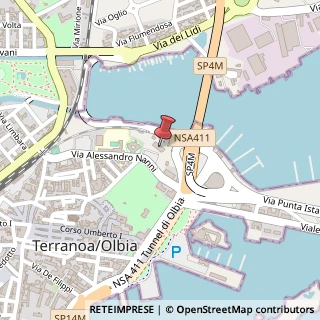Mappa Via Nanni Alessandro, 17/19, 07026 Olbia, Olbia-Tempio (Sardegna)