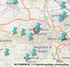 Mappa Vico Quercia, 80014 Giugliano in Campania NA, Italia (2.775)