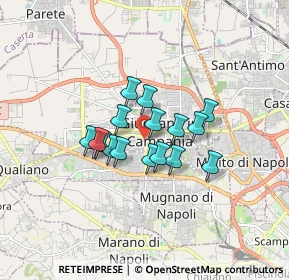 Mappa Vico Quercia, 80014 Giugliano in Campania NA, Italia (1.21625)