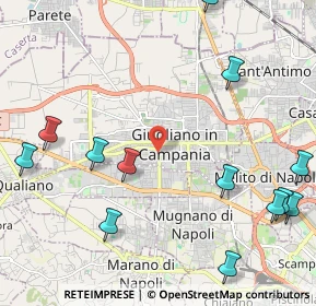 Mappa Vico Quercia, 80014 Giugliano in Campania NA, Italia (3.04462)
