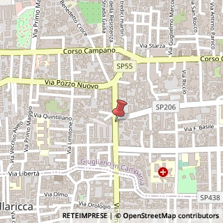 Mappa Via Mario Pirozzi Aviene, 34, 80014 Giugliano in Campania, Napoli (Campania)