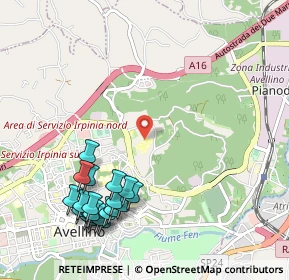 Mappa Contrada Amoretta, 83100 Avellino AV, Italia (1.3575)