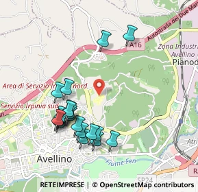 Mappa Contrada Amoretta, 83100 Avellino AV, Italia (1.0505)