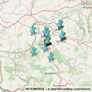 Mappa Via Raffaele Ciasca, 85028 Rionero in Vulture PZ, Italia (8.5215)