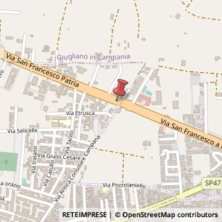 Mappa Via San Francesco a Patria, 242, 80014 Giugliano in Campania, Napoli (Campania)