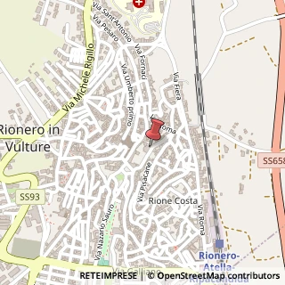 Mappa Via Giacomo Matteotti,  48, 85028 Rionero in Vulture, Potenza (Basilicata)
