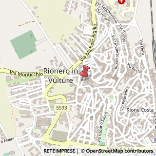 Mappa Via concordia 13, 85028 Rionero in Vulture, Potenza (Basilicata)