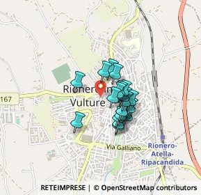 Mappa Via Marconi, 85028 Rionero In Vulture PZ, Italia (0.286)
