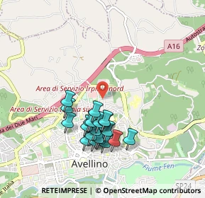 Mappa Via Pasquale Greco, 83100 Avellino AV, Italia (0.918)