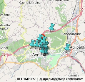 Mappa Via Pasquale Greco, 83100 Avellino AV, Italia (1.15692)