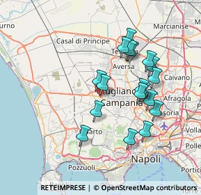 Mappa Via degli Etruschi, 80019 Qualiano NA, Italia (7.11556)