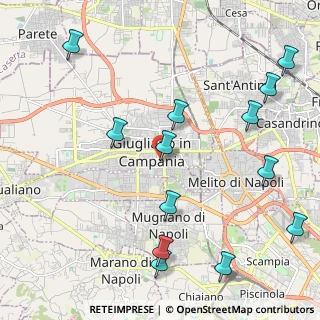 Mappa Via Giacinto Gigante, 80014 Giugliano in Campania NA, Italia (2.80538)