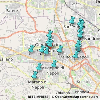 Mappa Via Giacinto Gigante, 80014 Giugliano in Campania NA, Italia (2.076)