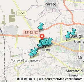 Mappa Via del Cimitero, 80019 Qualiano NA, Italia (1.31833)