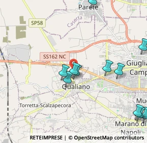 Mappa Via del Cimitero, 80019 Qualiano NA, Italia (2.61)
