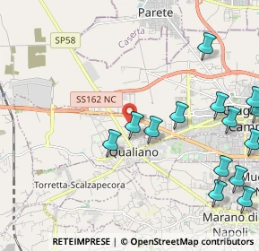 Mappa Via del Cimitero, 80019 Qualiano NA, Italia (2.91)
