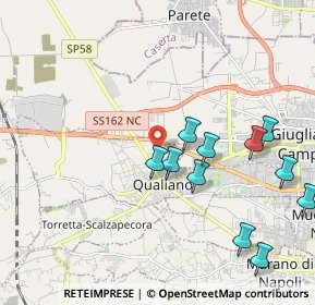 Mappa Via del Cimitero, 80019 Qualiano NA, Italia (2.31455)