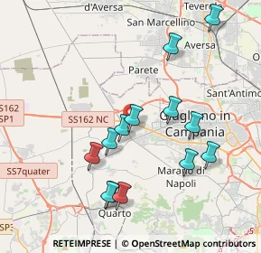 Mappa Via del Cimitero, 80019 Qualiano NA, Italia (4.13077)