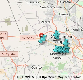 Mappa Via del Cimitero, 80019 Qualiano NA, Italia (3.68083)