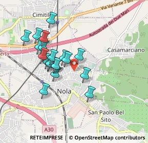 Mappa Via Alfonso Binni, 80035 Nola NA, Italia (0.8445)