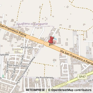Mappa Via San Francesco a Patria, 200, 80014 Giugliano in Campania, Napoli (Campania)