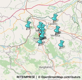 Mappa Via Pisacane, 85028 Rionero In Vulture PZ, Italia (8.62455)