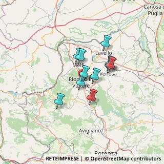 Mappa Via Pisacane, 85028 Rionero In Vulture PZ, Italia (9.72909)