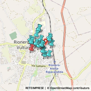 Mappa Via Pisacane, 85028 Rionero In Vulture PZ, Italia (0.271)