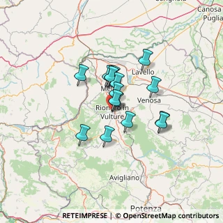 Mappa Via Giorgio Amendola, 85028 Rionero In Vulture PZ, Italia (9.75438)