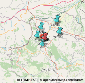 Mappa Via Giorgio Amendola, 85028 Rionero In Vulture PZ, Italia (6.73)