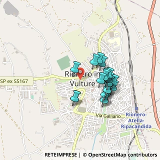 Mappa Via Giorgio Amendola, 85028 Rionero In Vulture PZ, Italia (0.3835)