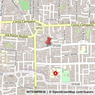 Mappa Via Aniello Palumbo, 132, 80014 Giugliano in Campania, Napoli (Campania)