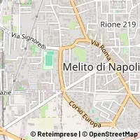 Peta Melito di Napoli