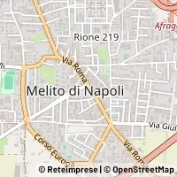 Hartă Melito di Napoli