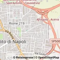 Peta Melito di Napoli