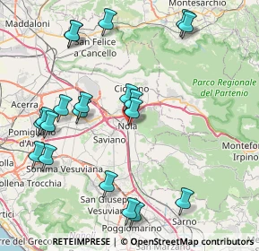Mappa Via San Paolo Belsito, 80035 Nola NA, Italia (9.9775)