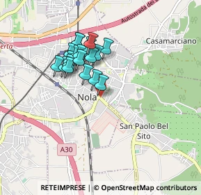 Mappa Via S. Paolo Belsito, 80035 Nola NA, Italia (0.7685)