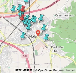 Mappa Via San Paolo Belsito, 80035 Nola NA, Italia (1.056)