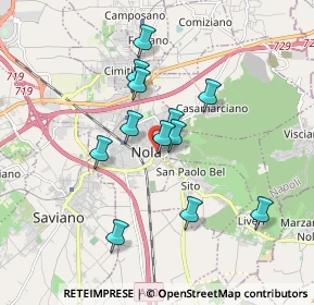 Mappa Via San Paolo Belsito, 80035 Nola NA, Italia (1.59333)