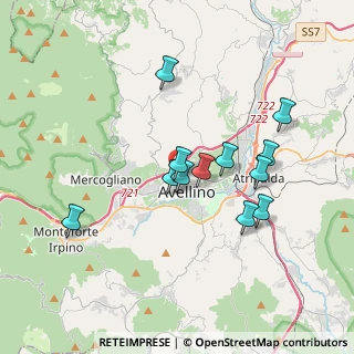 Mappa Via G. di Guglielmo, 83100 Avellino AV, Italia (3.3875)