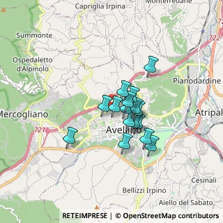 Mappa Via G. di Guglielmo, 83100 Avellino AV, Italia (1.22125)