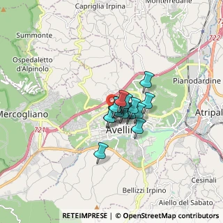 Mappa Via G. di Guglielmo, 83100 Avellino AV, Italia (0.8775)