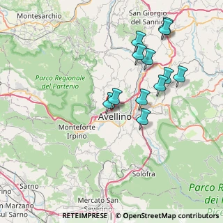Mappa Via G. di Guglielmo, 83100 Avellino AV, Italia (8.04833)