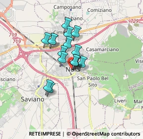 Mappa Via Monsignor Amilcare Boccio, 80035 Nola NA, Italia (1.185)