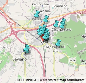 Mappa Via Monsignor Amilcare Boccio, 80035 Nola NA, Italia (1.18111)